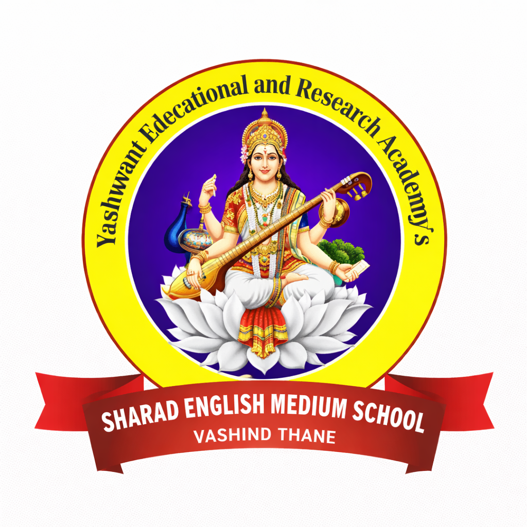 Sharad English Medium School Vashind Thane logo