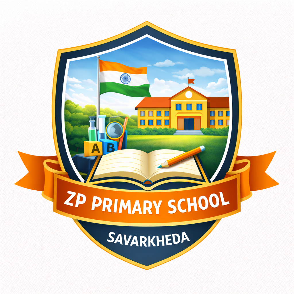 ZP Primary School Savarkheda logo