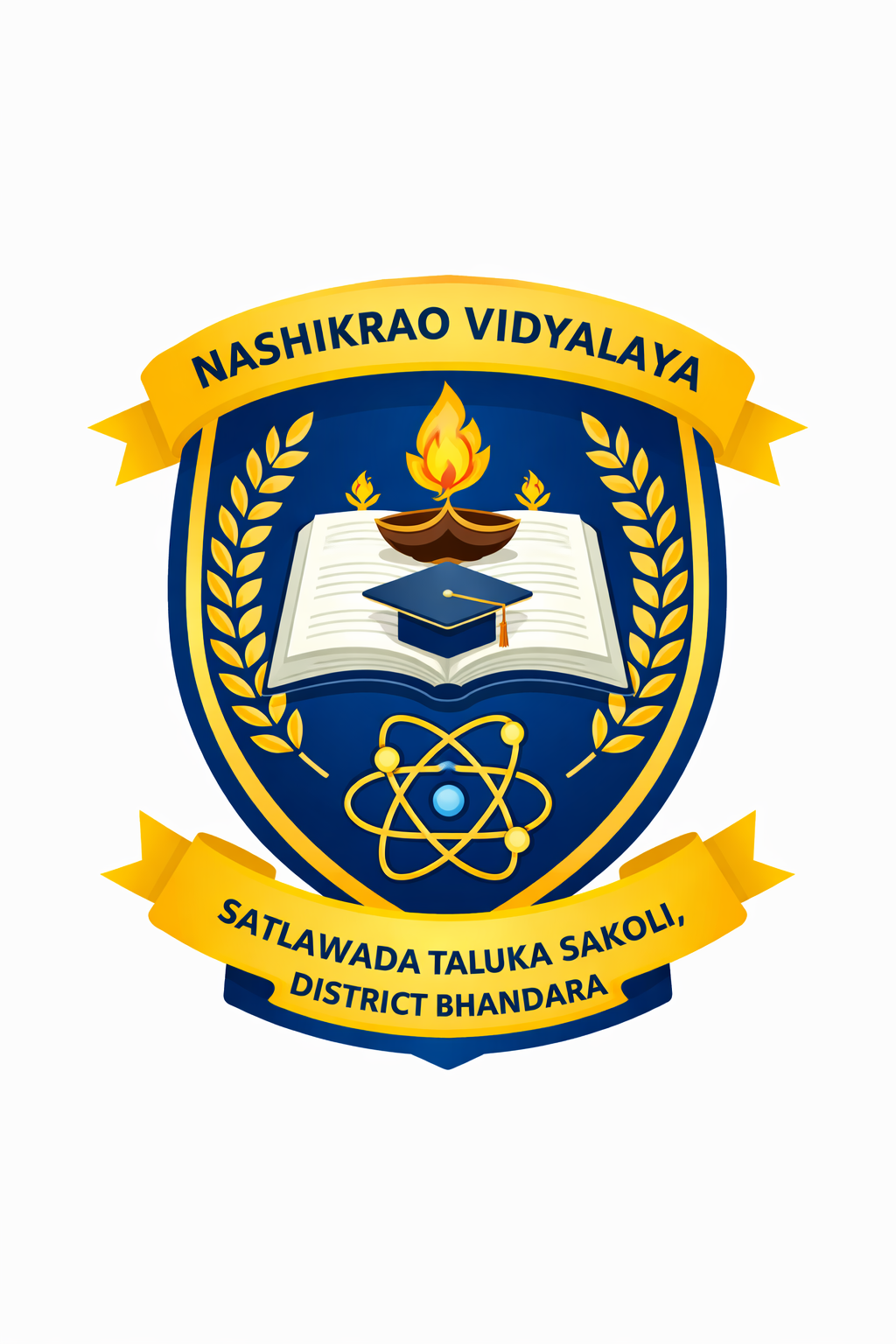 Nashikrao Vidyalaya Satlawada Taluka Sakoli logo