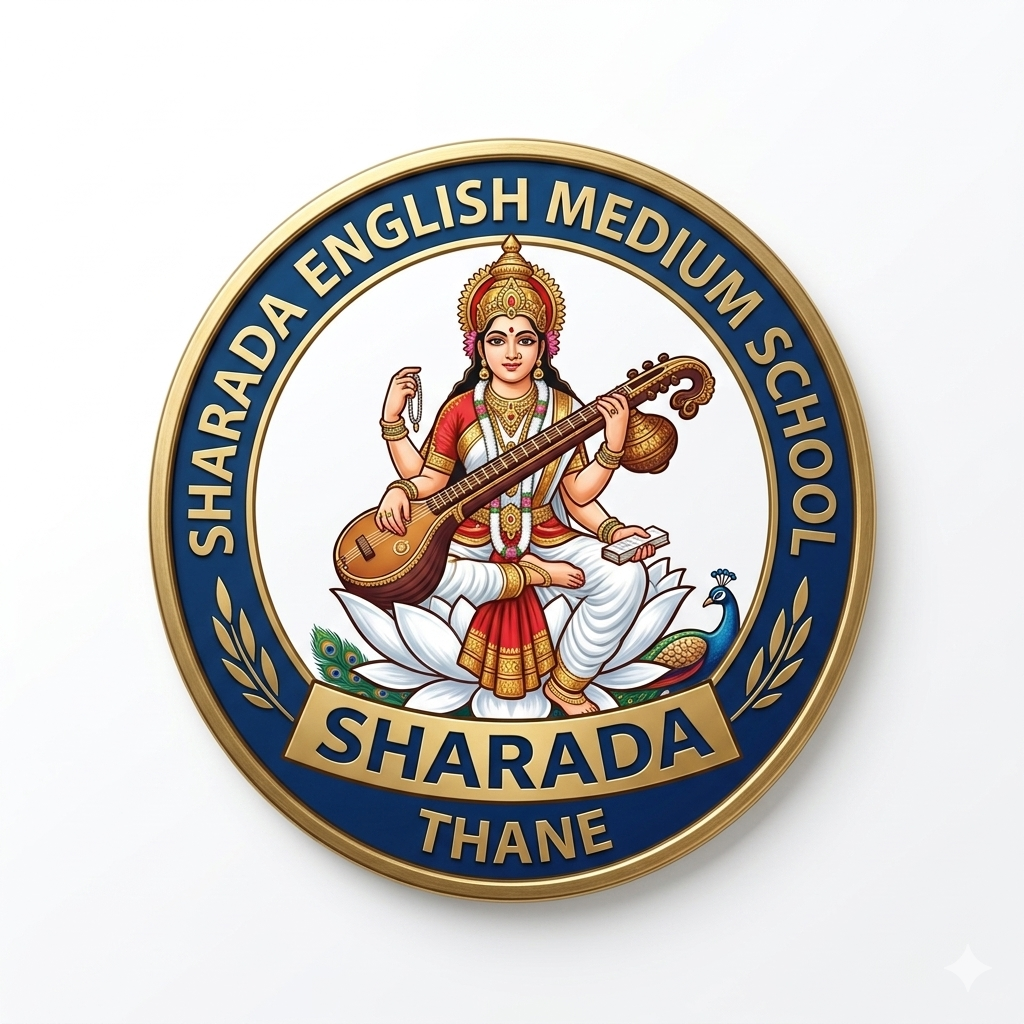 Sharada English Medium School , Thane logo
